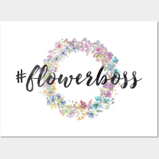 #FLOWERBOSS | Florist Boss Floral Wreath | Flower Boss Posters and Art